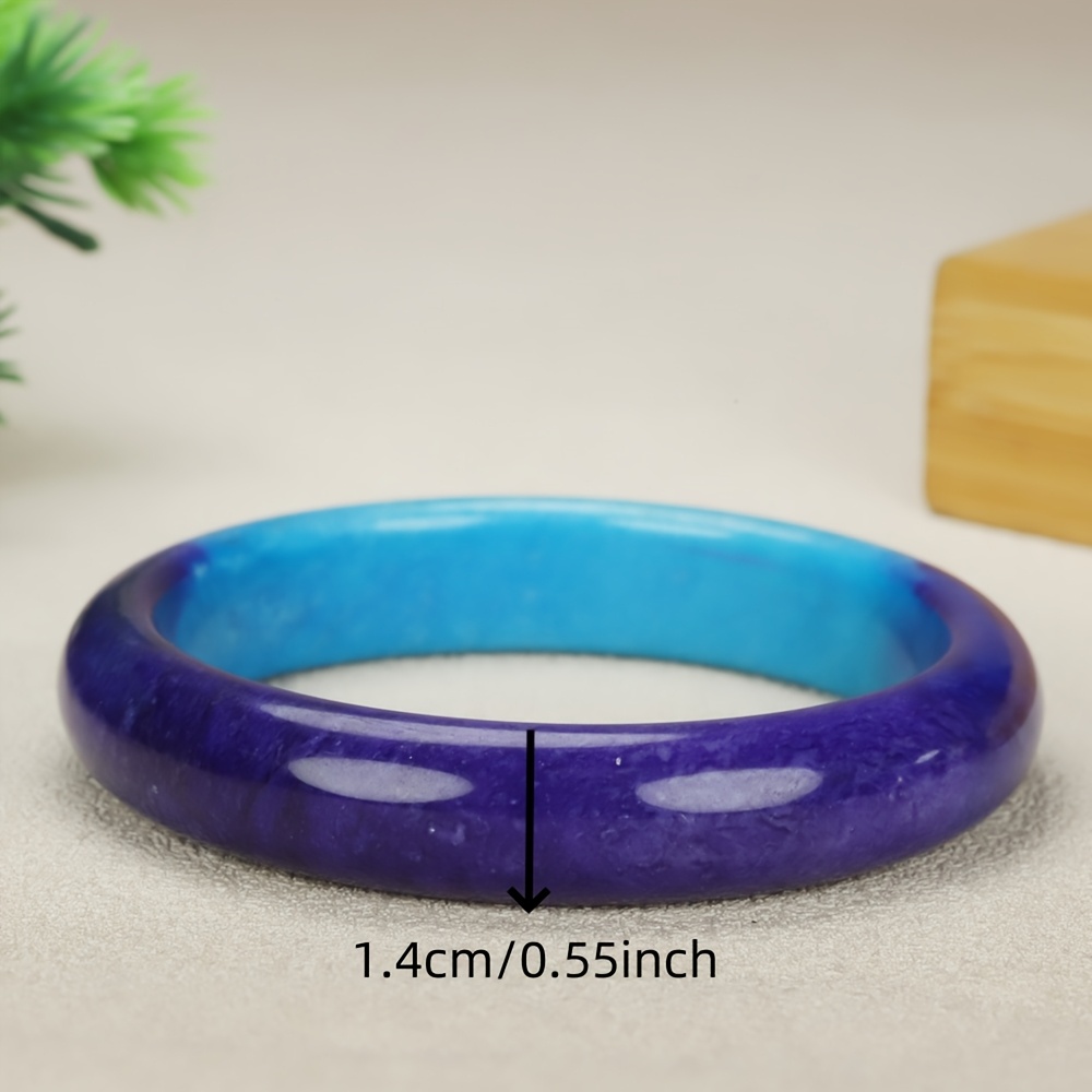Trendy Retro-Style Bracelet, Interstellar Blue Stones